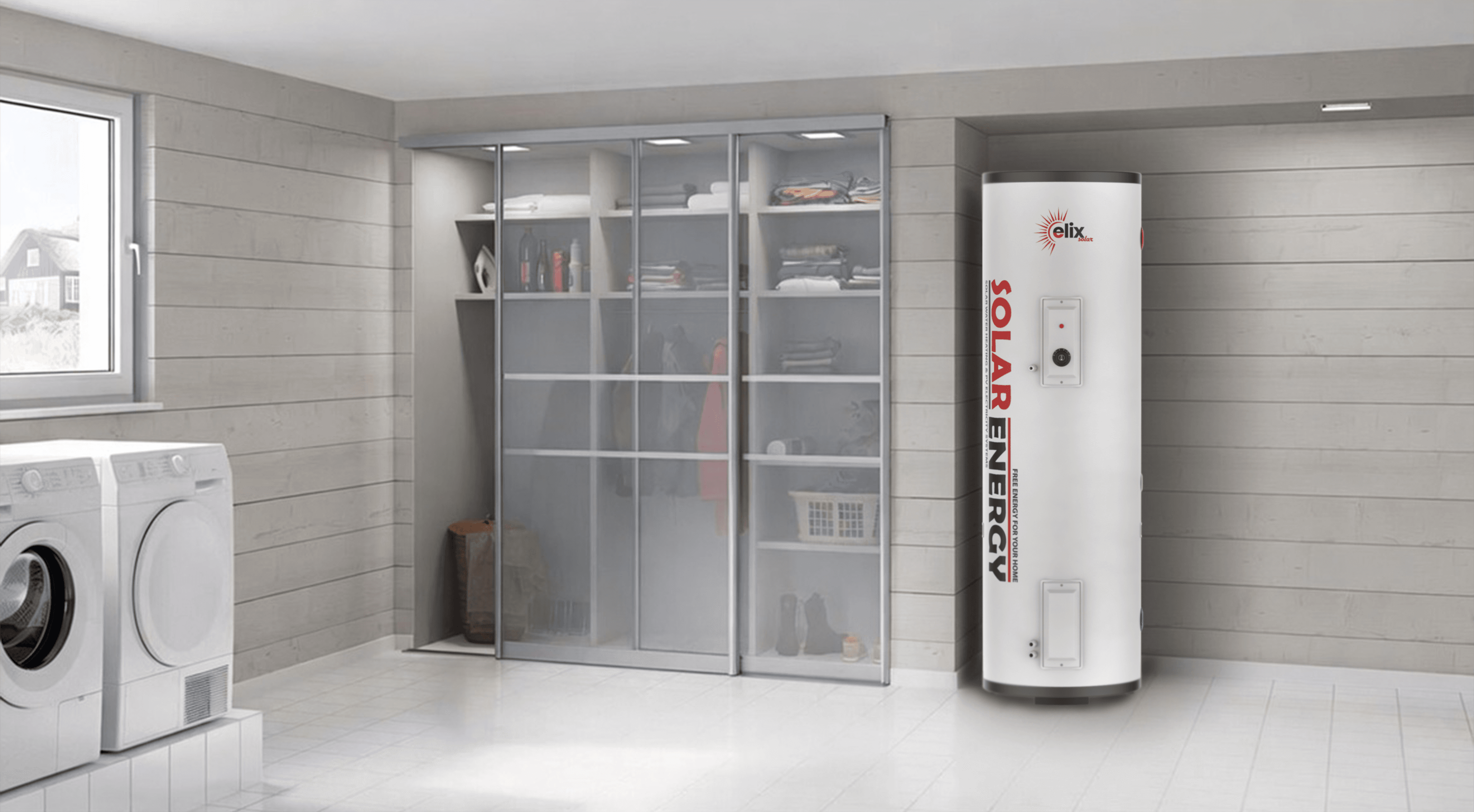 Modern kitchen with Elix water heater